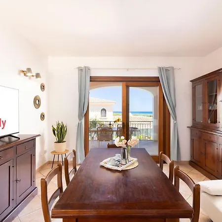 Sa Domo Maestrale - Vista Mare & Doppio Terrazzo דירה Lu Lioni